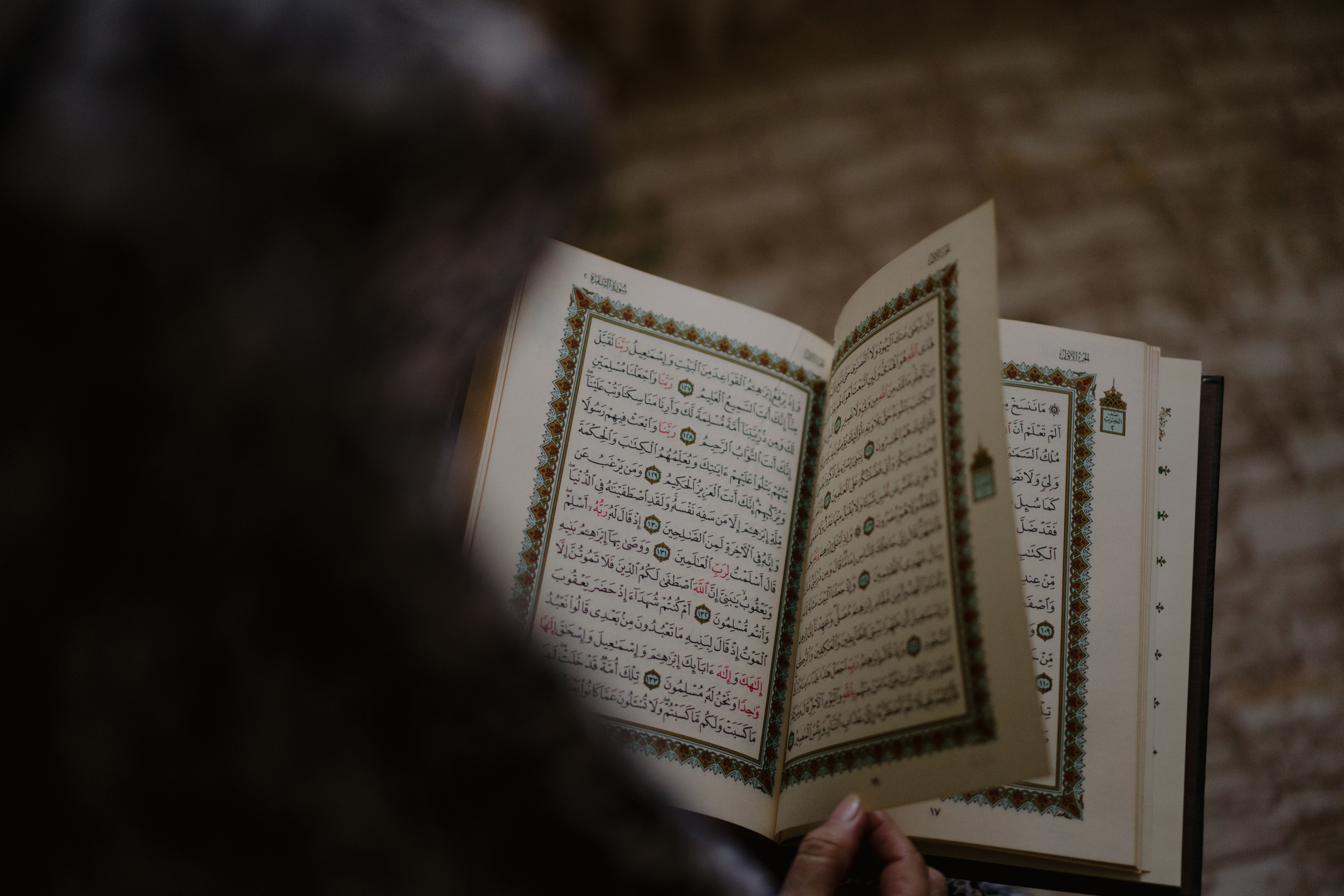 Iranian believer reading