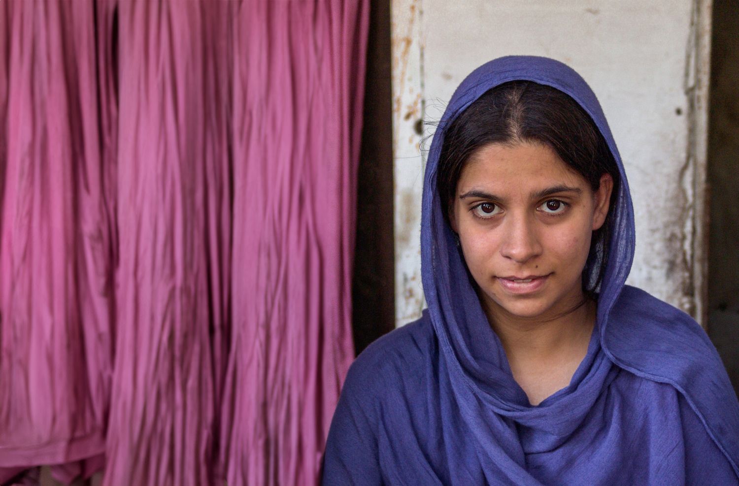 Portrait of girl in Pakistan