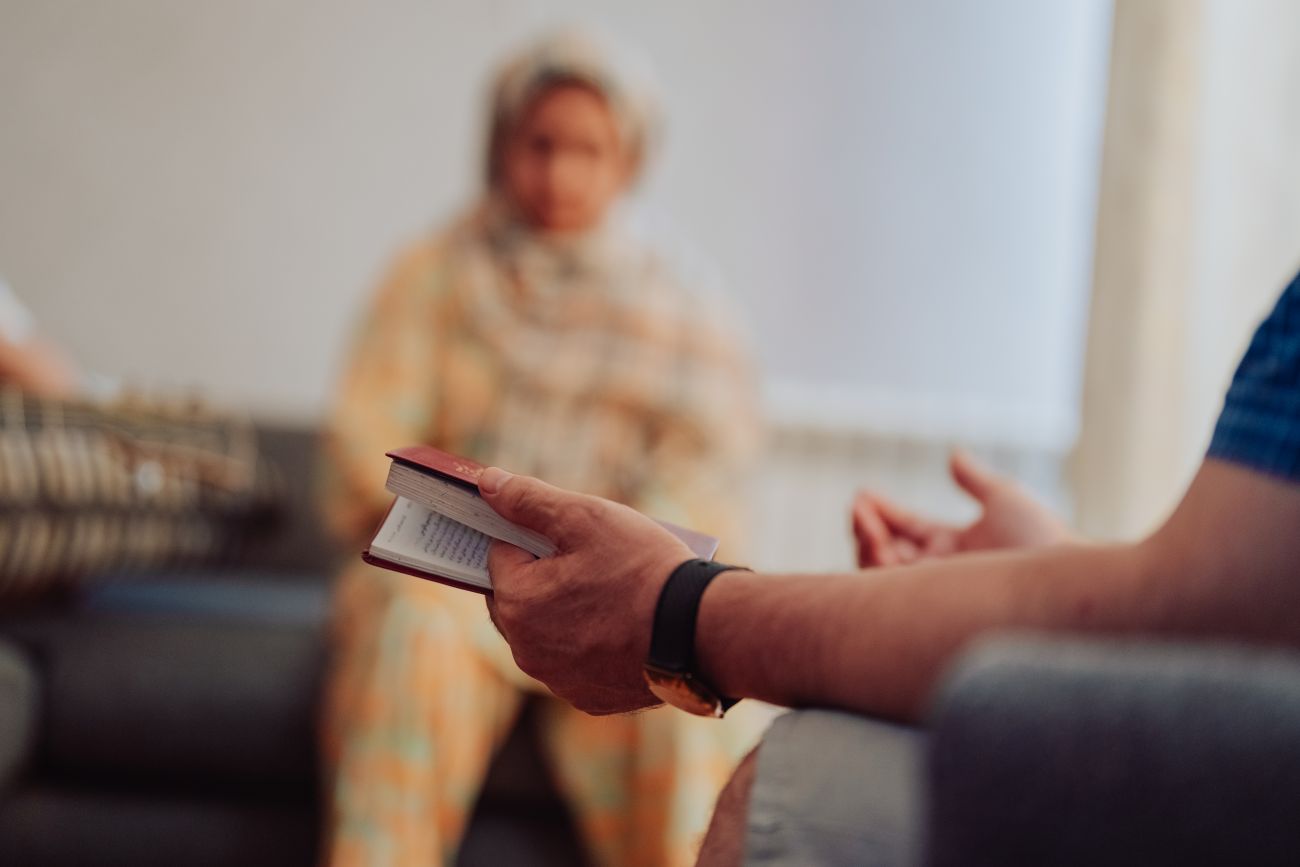 Zakie with her husband